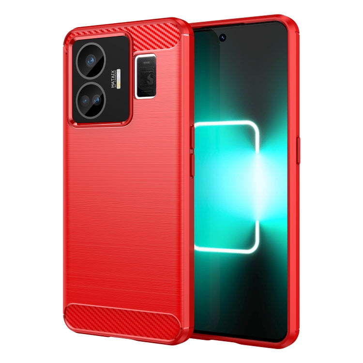 Brushed Texture Carbon Fiber TPU Phone Case, For Realme GT3, For Realme GT Neo 5, For Huawei P60