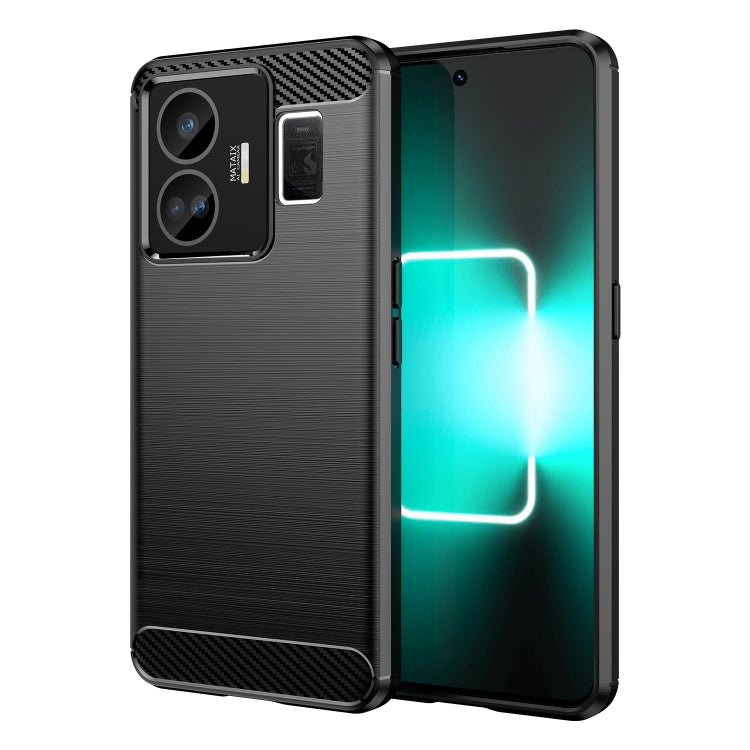 Brushed Texture Carbon Fiber TPU Phone Case, For Realme GT3, For Realme GT Neo 5, For Huawei P60