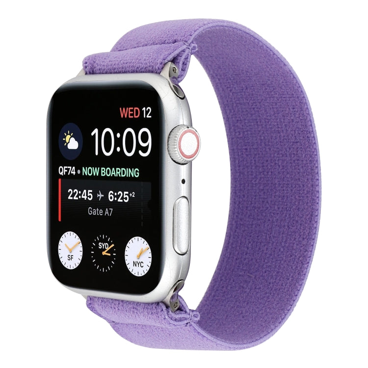 Elastic Nylon Braid Watch Band, For Apple Watch Series 8&amp;7 45mm