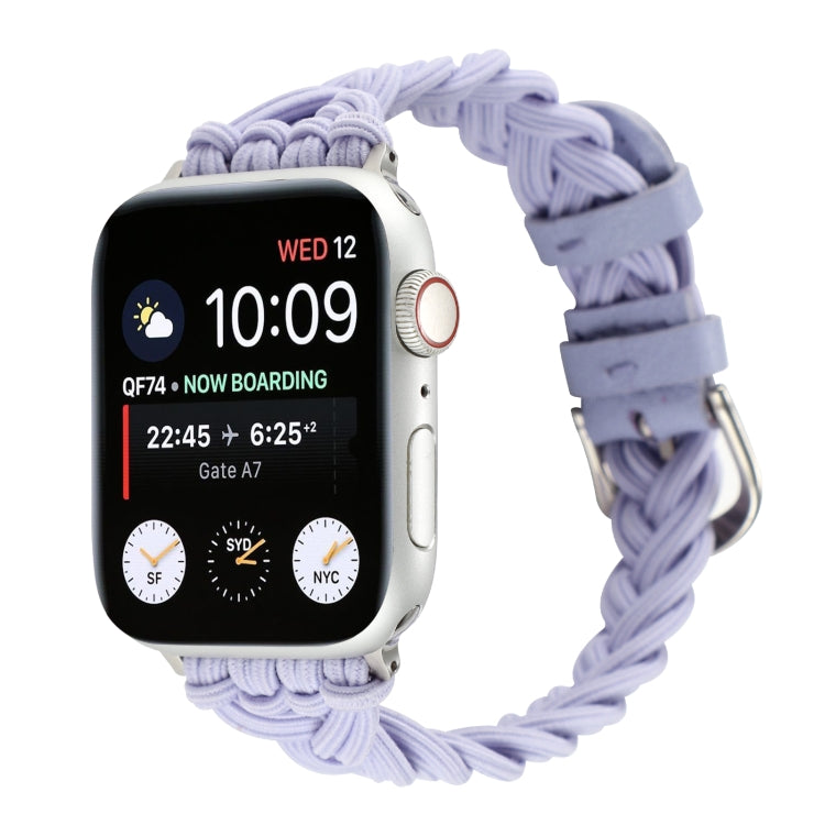 Single Elastic Nylon Braid Watch Band