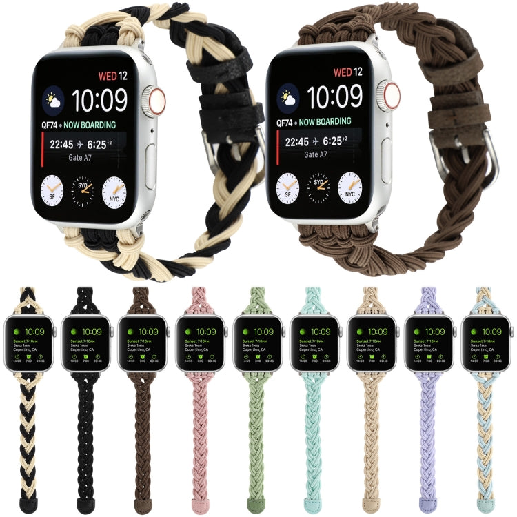 Single Elastic Nylon Braid Watch Band