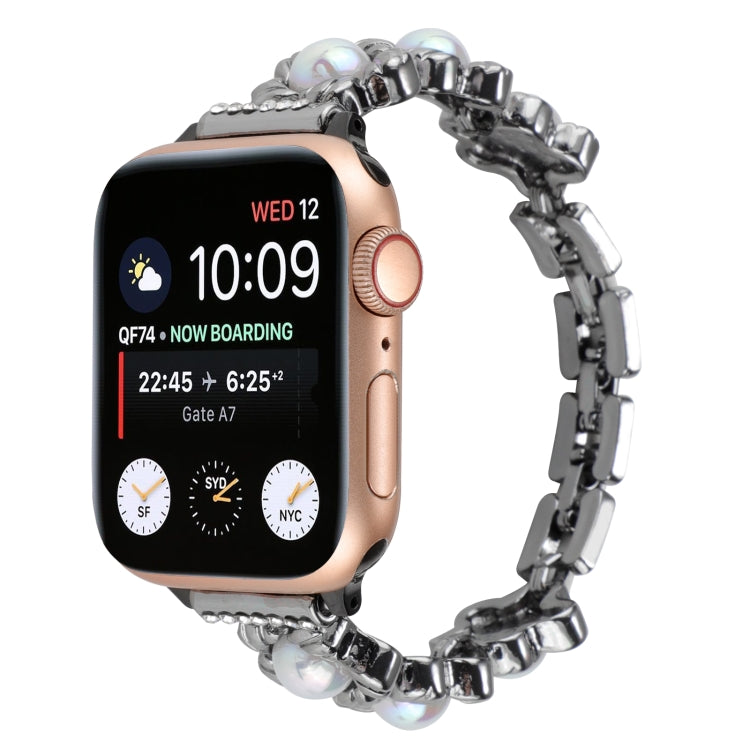 Flower Bracelet Metal Watch Band, For Apple Watch Series 8&amp;7 45mm, For Apple Watch Series 8&amp;7 41mm