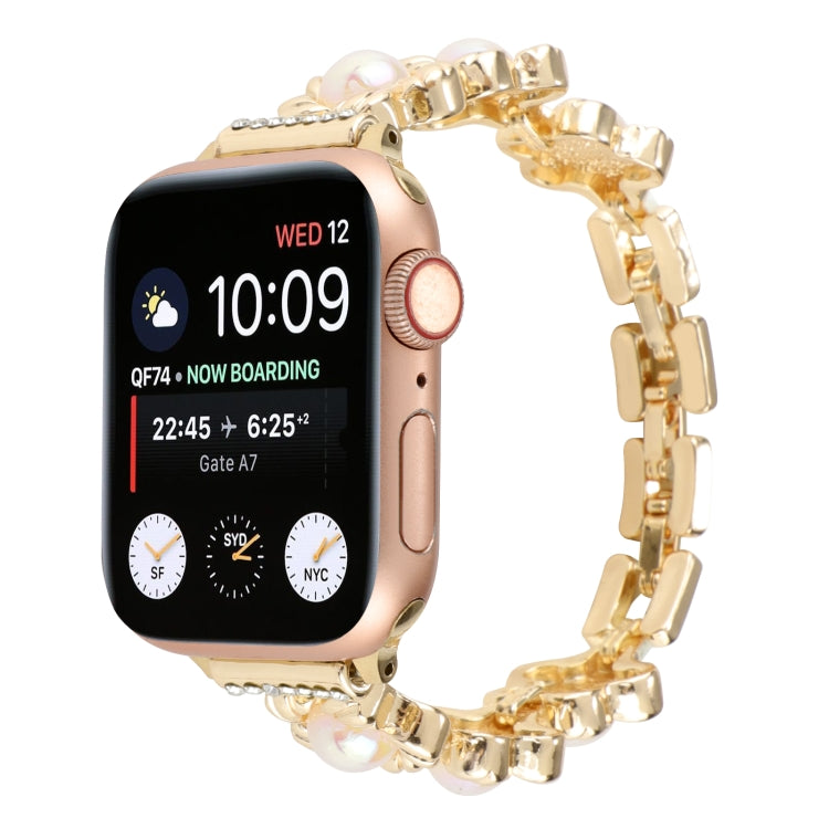 Flower Bracelet Metal Watch Band, For Apple Watch Series 8&amp;7 45mm, For Apple Watch Series 8&amp;7 41mm