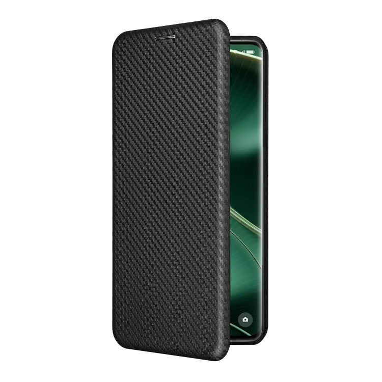 Carbon Fiber Texture Flip Leather Phone Case