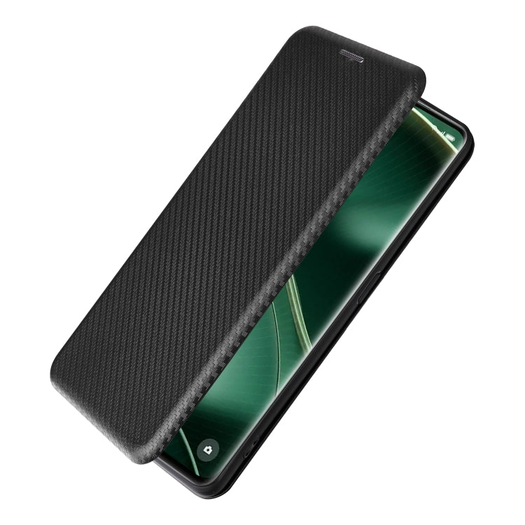Carbon Fiber Texture Flip Leather Phone Case