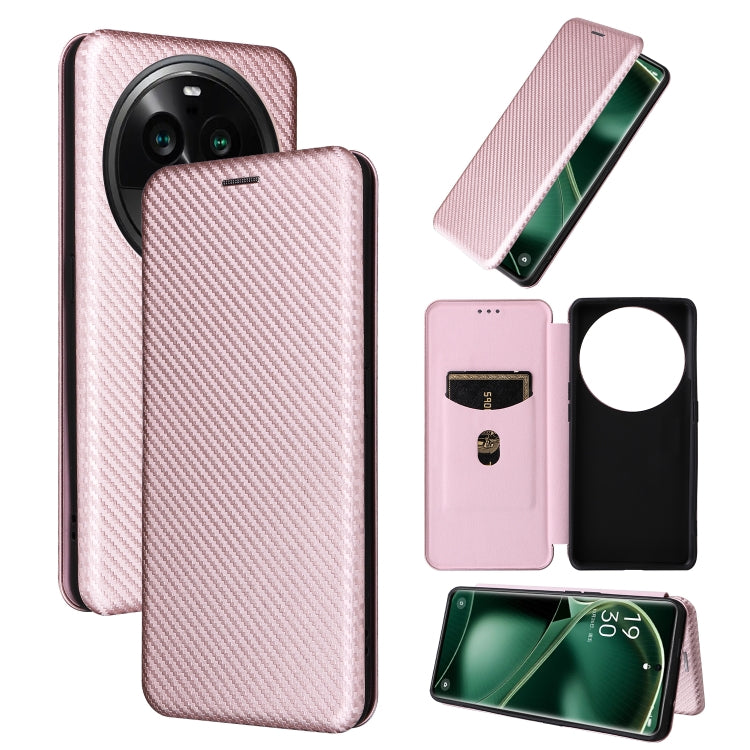 Carbon Fiber Texture Flip Leather Phone Case