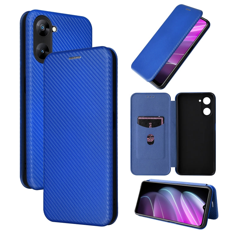 Carbon Fiber Texture Flip Leather Phone Case, For OPPO Find X6, For OPPO Find X6 Pro 5G, For Realme V30 / V30T, For Blackview A85, For Samsung Galaxy M14 5G Global