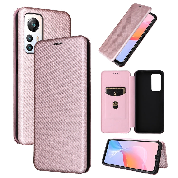 Carbon Fiber Texture Flip Leather Phone Case, For OPPO Find X6, For OPPO Find X6 Pro 5G, For Realme V30 / V30T, For Blackview A85, For Samsung Galaxy M14 5G Global