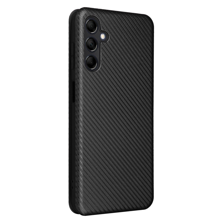 Carbon Fiber Texture Flip Leather Phone Case
