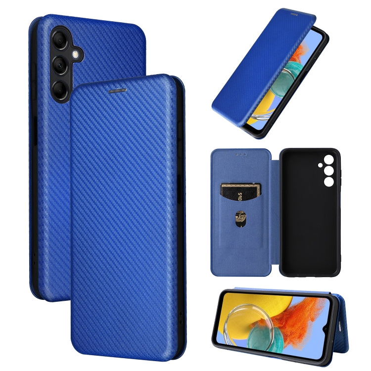 Carbon Fiber Texture Flip Leather Phone Case, For OPPO Find X6, For OPPO Find X6 Pro 5G, For Realme V30 / V30T, For Blackview A85, For Samsung Galaxy M14 5G Global