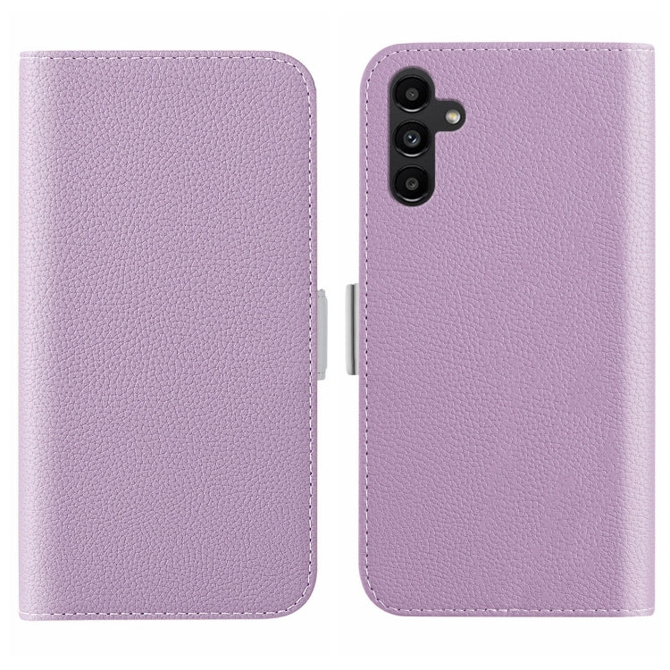 Candy Color Litchi Texture Leather Phone Case