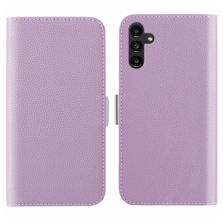 Candy Color Litchi Texture Leather Phone Case