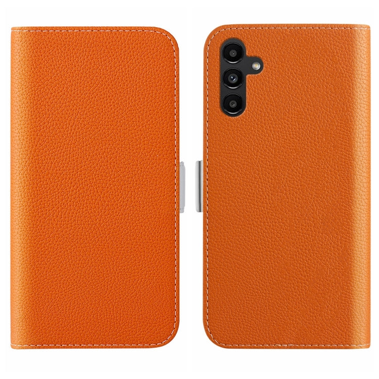 Candy Color Litchi Texture Leather Phone Case