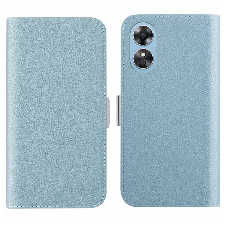 Candy Color Litchi Texture Leather Phone Case