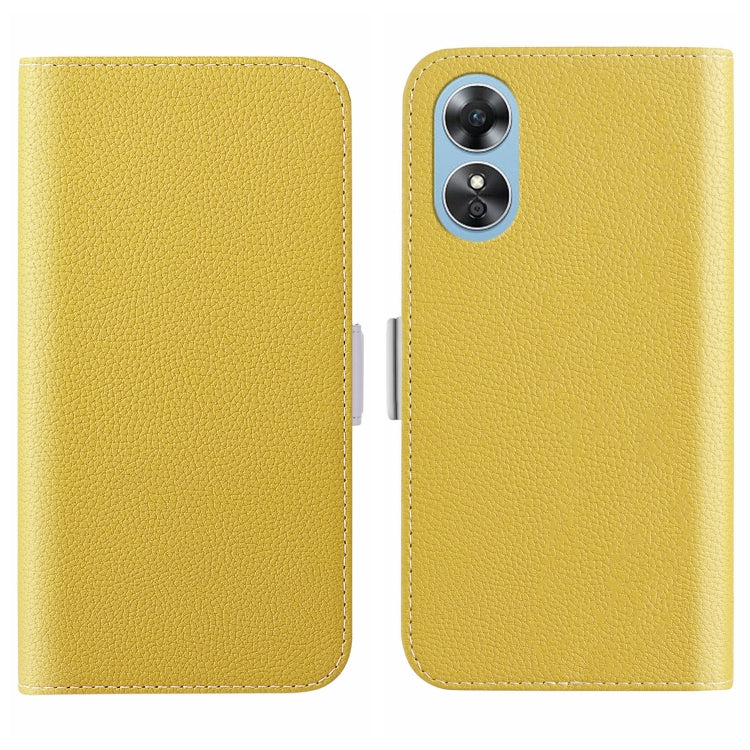 Candy Color Litchi Texture Leather Phone Case