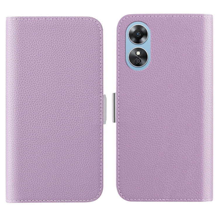 Candy Color Litchi Texture Leather Phone Case