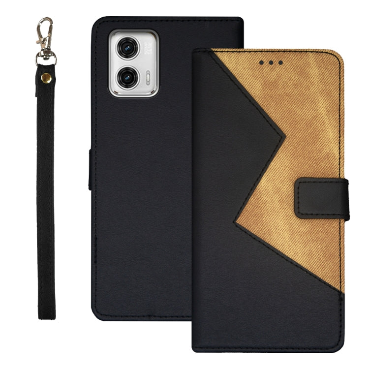 idewei Two-color Splicing Leather Phone Case, For T-Mobile REVVL 6 5G, For Motorola Moto G23/G13, For Motorola Moto G73, For OPPO A78 5G Global/A58x/A58 5G