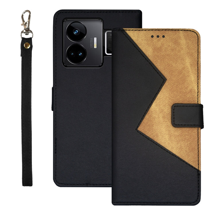 idewei Two-color Splicing Leather Phone Case