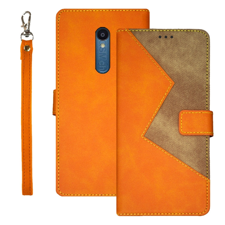idewei Two-color Splicing Leather Phone Case, For Sharp Rouvo V, For Ulefone Note 14, For Xiaomi Poco C55/Redmi 12C/Redmi 11A