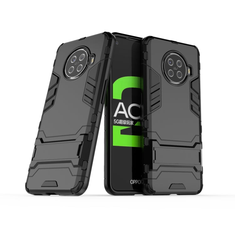 PC + TPU Shockproof Protective Case with Holder, For OPPO ACE 2