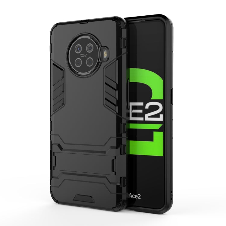 PC + TPU Shockproof Protective Case with Holder, For OPPO ACE 2