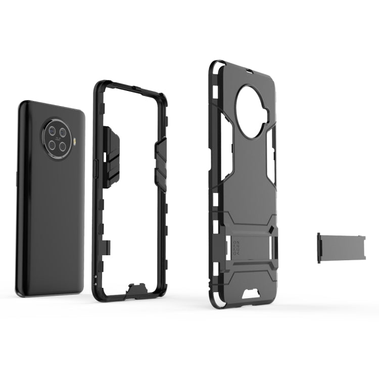 PC + TPU Shockproof Protective Case with Holder, For OPPO ACE 2