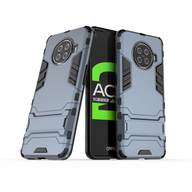 PC + TPU Shockproof Protective Case with Holder, For OPPO ACE 2