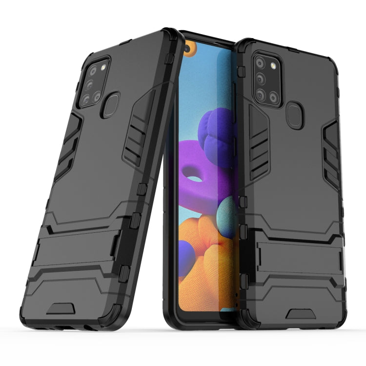 PC + TPU Shockproof Protective Case with Holder, For OPPO ACE 2, For Galaxy A21s, For Galaxy A51 5G