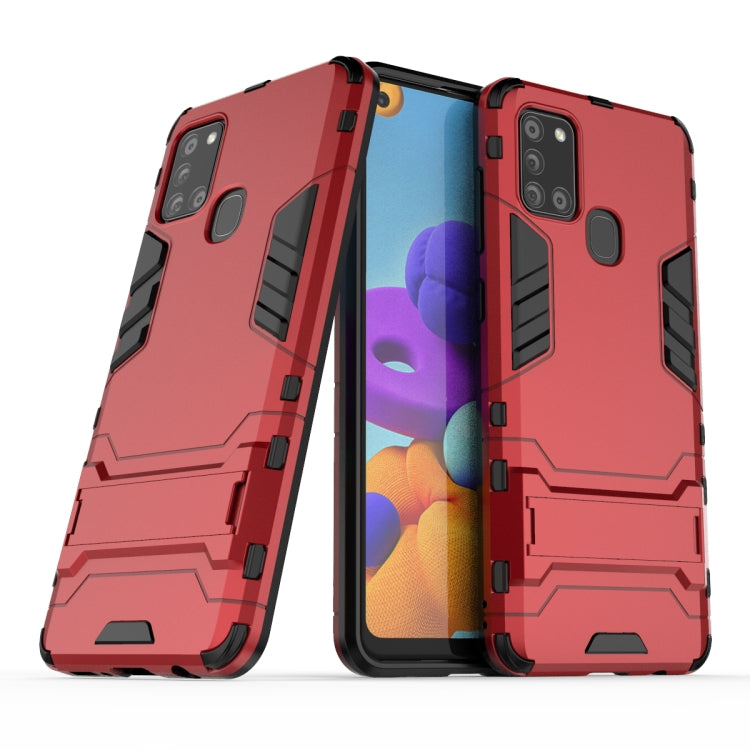 PC + TPU Shockproof Protective Case with Holder, For OPPO ACE 2, For Galaxy A21s, For Galaxy A51 5G