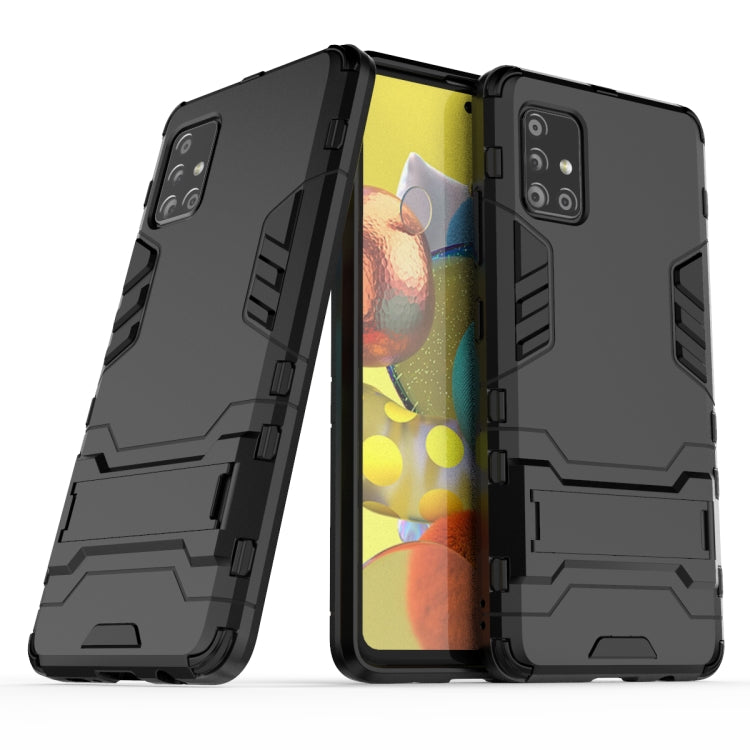 PC + TPU Shockproof Protective Case with Holder, For OPPO ACE 2, For Galaxy A21s, For Galaxy A51 5G