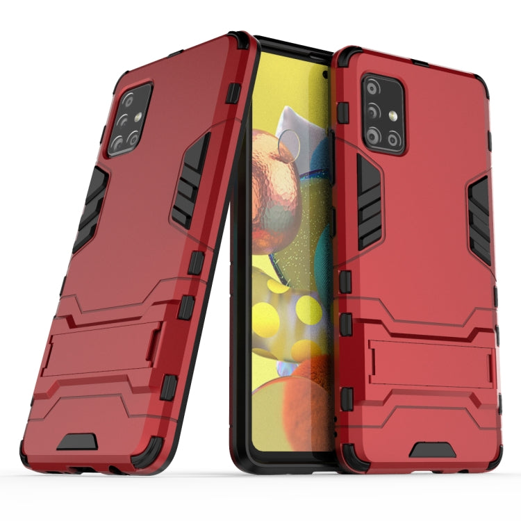 PC + TPU Shockproof Protective Case with Holder, For OPPO ACE 2, For Galaxy A21s, For Galaxy A51 5G