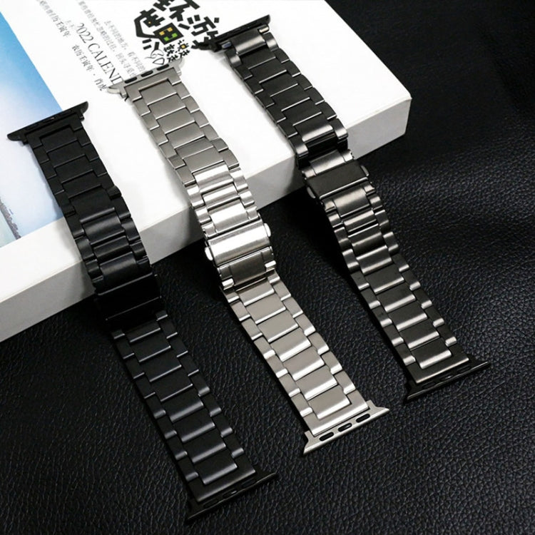 Quick Disassembly Titanium Alloy Watch Band, For Apple Watch Ultra 49mm / Series 8&amp;7 45mm / SE 2&amp;6&amp;SE&amp;5&amp;4 44mm / 3&amp;2&amp;1 42mm, For Apple Watch Series 8&amp;7 41mm / SE 2&amp;6&amp;SE&amp;5&amp;4 40mm / 3&amp;2&amp;1 38mm