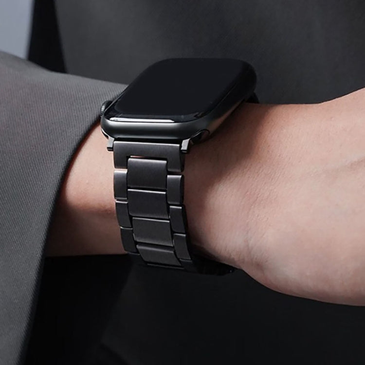 Quick Disassembly Titanium Alloy Watch Band, For Apple Watch Ultra 49mm / Series 8&amp;7 45mm / SE 2&amp;6&amp;SE&amp;5&amp;4 44mm / 3&amp;2&amp;1 42mm, For Apple Watch Series 8&amp;7 41mm / SE 2&amp;6&amp;SE&amp;5&amp;4 40mm / 3&amp;2&amp;1 38mm