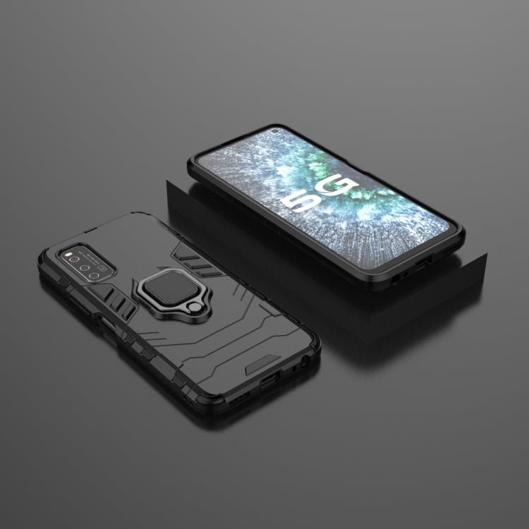 PC + TPU Protective Case with Magnetic Ring Holder, For Vivo IQOO Neo 3