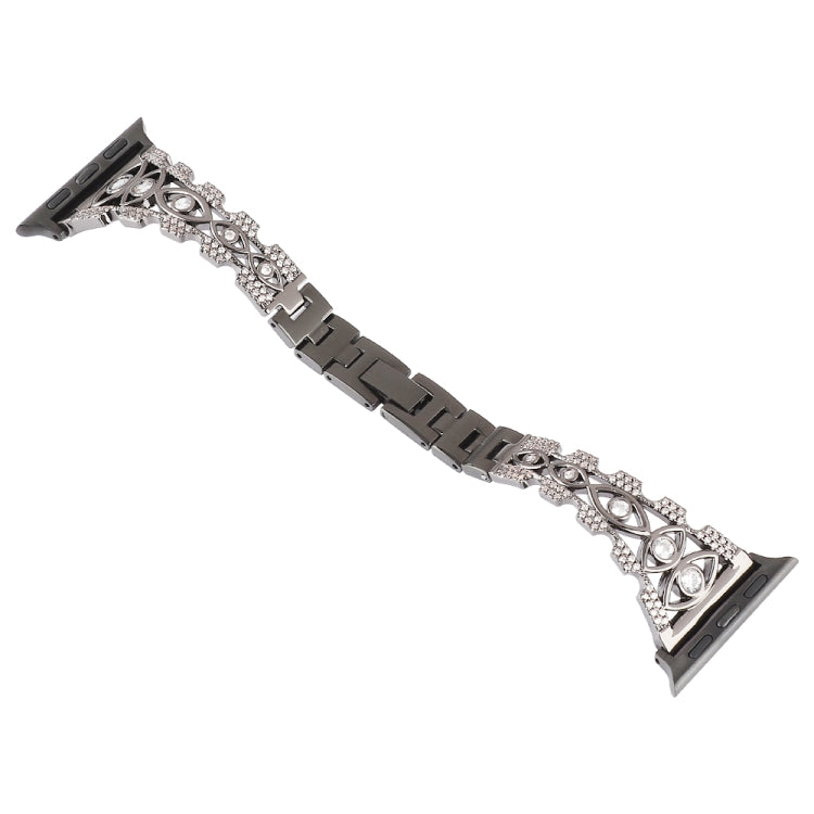 Copper Eye Metal Watch Band, For Apple Watch Ultra 49mm / Series 8&amp;7 45mm / SE 2&amp;6&amp;SE&amp;5&amp;4 44mm / 3&amp;2&amp;1 42mm, For Apple Watch Series 8&amp;7 41mm / SE 2&amp;6&amp;SE&amp;5&amp;4 40mm / 3&amp;2&amp;1 38mm