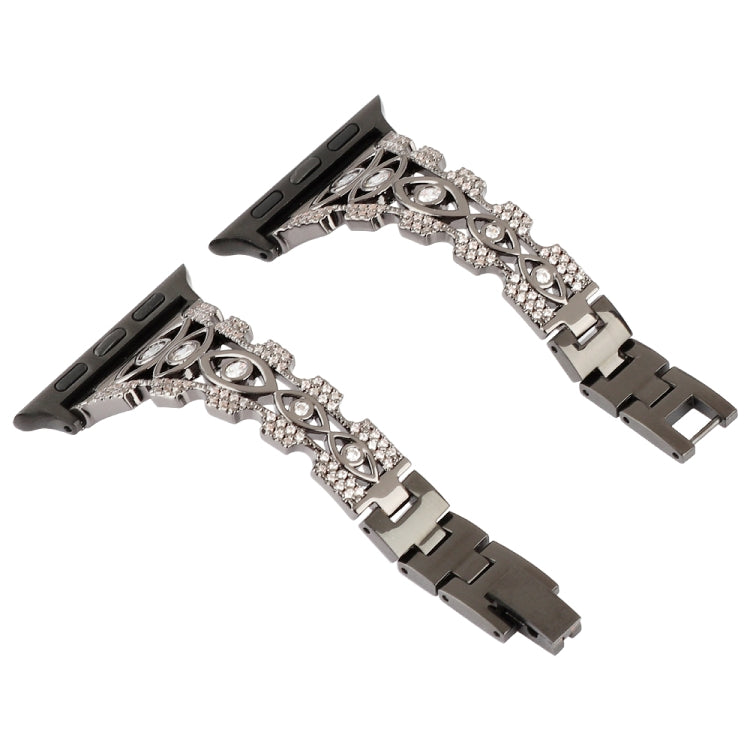 Copper Eye Metal Watch Band, For Apple Watch Ultra 49mm / Series 8&amp;7 45mm / SE 2&amp;6&amp;SE&amp;5&amp;4 44mm / 3&amp;2&amp;1 42mm, For Apple Watch Series 8&amp;7 41mm / SE 2&amp;6&amp;SE&amp;5&amp;4 40mm / 3&amp;2&amp;1 38mm