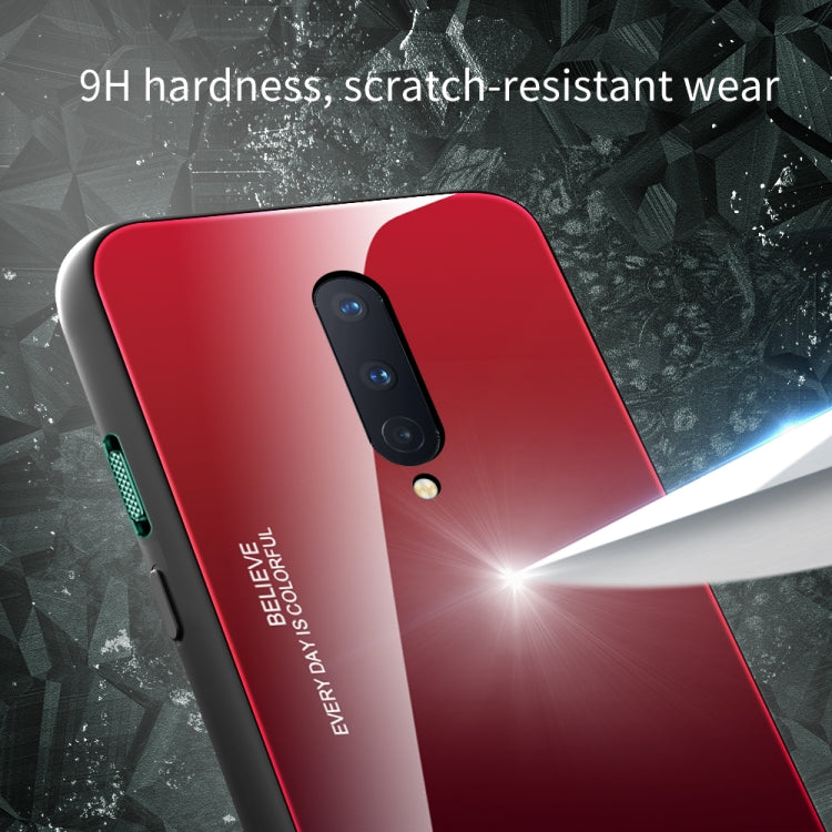 Gradient Color Glass Case, For OnePlus 8, For Vivo Y83