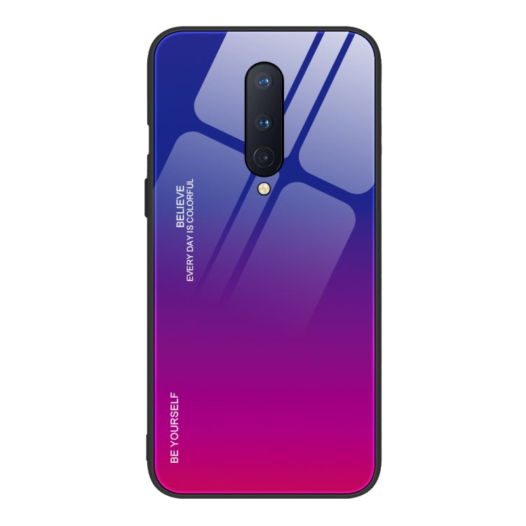 Gradient Color Glass Case, For OnePlus 8, For Vivo Y83