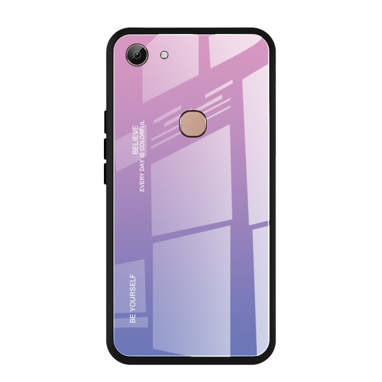 Gradient Color Glass Case, For OnePlus 8, For Vivo Y83