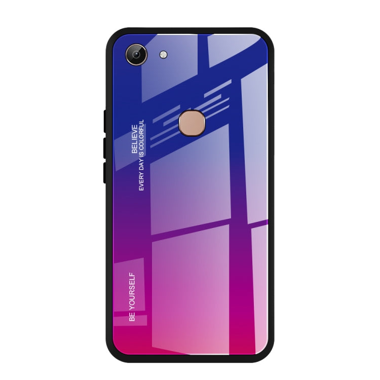 Gradient Color Glass Case, For OnePlus 8, For Vivo Y83