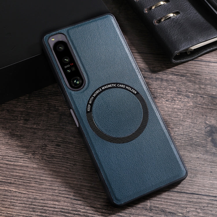 Cloth Texture PU MagSafe Magnetic Phone Case, For OPPO Reno8 T 5G, For Sony Xperia 1 IV