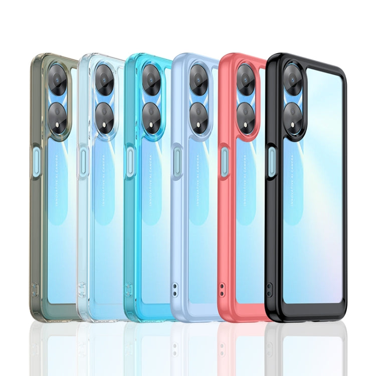 Colorful Series Acrylic + TPU Phone Case, For OPPO A58 5G, For OPPO A58x, For OPPO A78