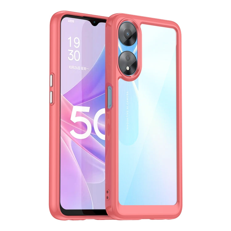 Colorful Series Acrylic + TPU Phone Case, For OPPO A58 5G, For OPPO A58x, For OPPO A78