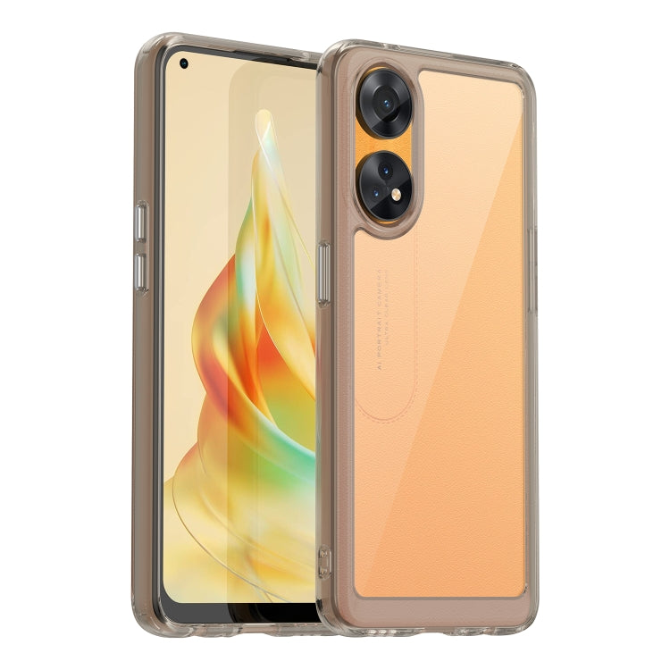 Colorful Series Acrylic + TPU Phone Case, For OPPO Reno8 T 4G