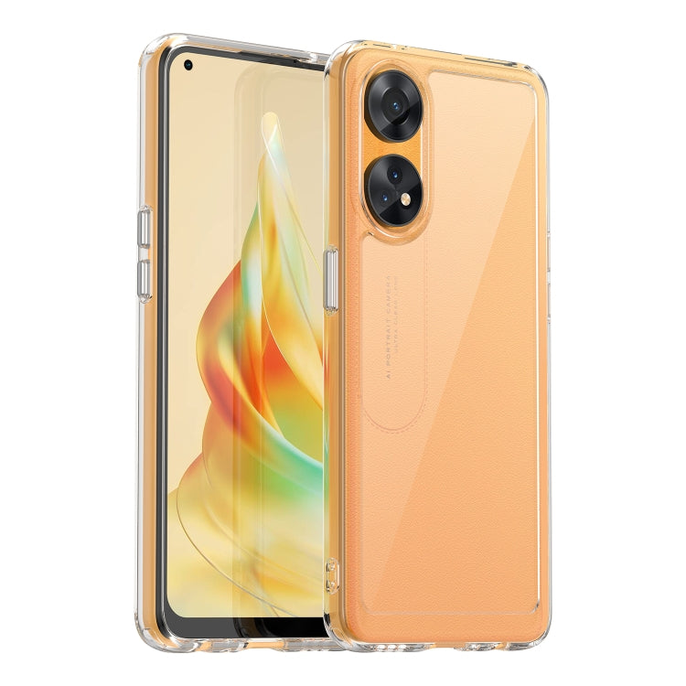 Colorful Series Acrylic + TPU Phone Case, For OPPO Reno8 T 4G