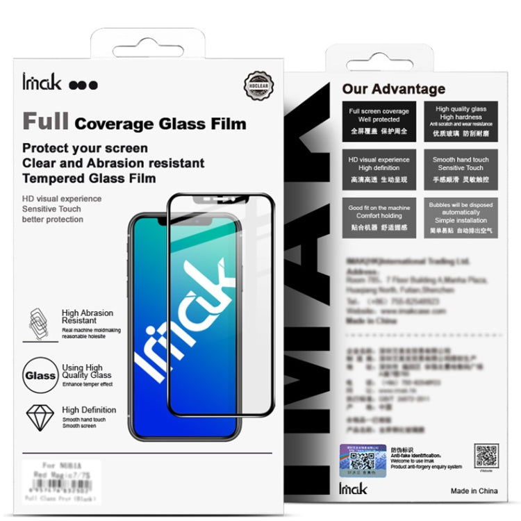 imak 9H Surface Hardness Full Screen Tempered Glass Film Pro+ Series, For Honor G13 4G / G23 4G