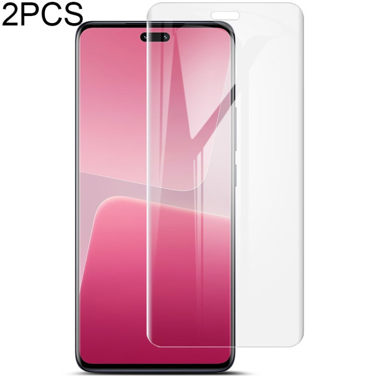 2pcs imak Curved Full Screen Hydrogel Film Front Protector, For Honor Magic5 5G, For Honor Magic5 Pro 5G, For vivo X90 5G/X90 Pro 5G/X90 Pro+ 5G, For ZTE nubia Z50 5G, For Xiaomi 13 Lite 5G / Civi 2 5G, For OnePlus Ace 2V 5G