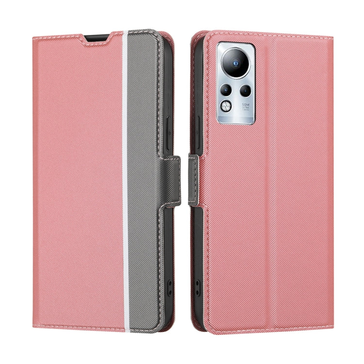 Twill Texture Side Buckle Leather Phone Case