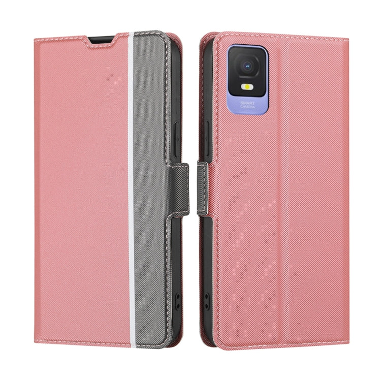 Twill Texture Side Buckle Leather Phone Case, For TCL 403, For Tecno Camon 19 / 19 Pro, For Tecno Pop 6 Pro, For Tecno Pova 4 Pro, For Tecno Spark 8C, For Tecno Spark 9 Pro, For Tecno Spark 10 4G, For Tecno Spark 10C