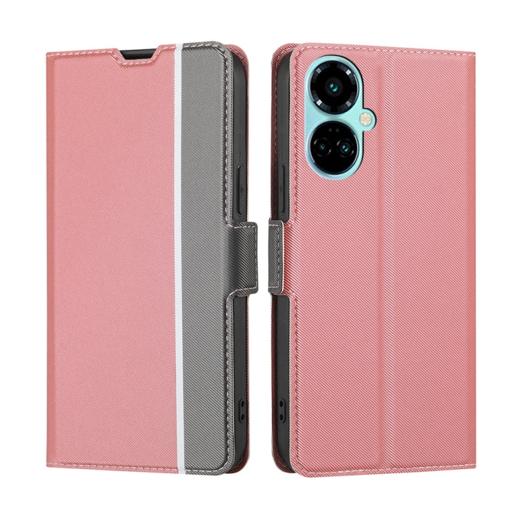 Twill Texture Side Buckle Leather Phone Case, For TCL 403, For Tecno Camon 19 / 19 Pro, For Tecno Pop 6 Pro, For Tecno Pova 4 Pro, For Tecno Spark 8C, For Tecno Spark 9 Pro, For Tecno Spark 10 4G, For Tecno Spark 10C